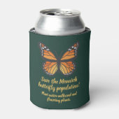 Save the Monarch butterfly 缶クーラー (缶正面)