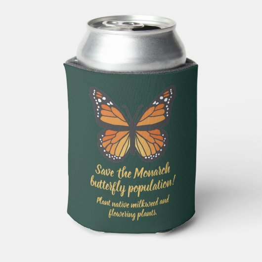 Save the Monarch butterfly 缶クーラー (缶裏面)
