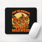 Save The Monarchs Plant Some Milkweed Butterfly Gi マウスパッド (マウス)