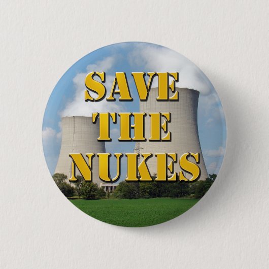 Save The Nukes 缶バッジ (正面)