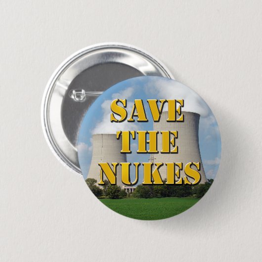 Save The Nukes 缶バッジ (正面&裏面)