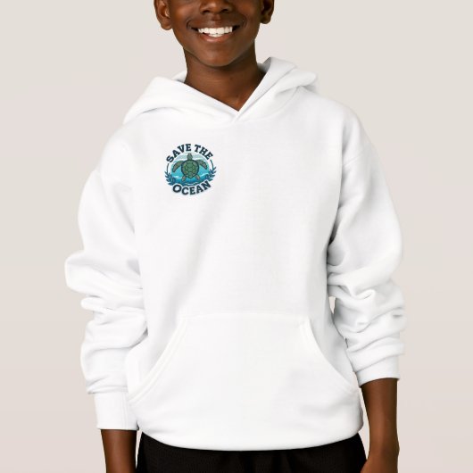 save the ocean sweatshirt (正面)