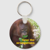 Save the Orangutans キーホルダー (正面)