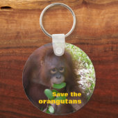 Save the Orangutans キーホルダー (正面)