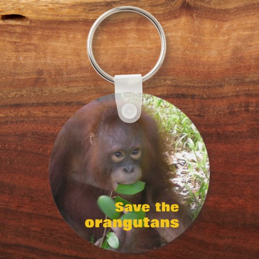 Save the Orangutans キーホルダー (正面)