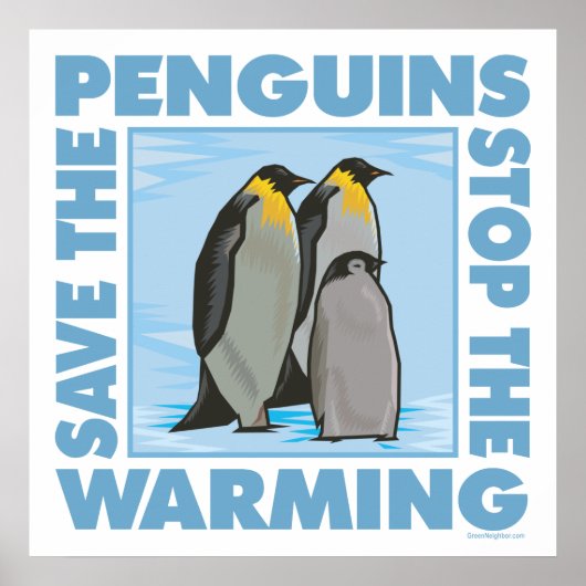 Save the Penguins ポスター (正面)