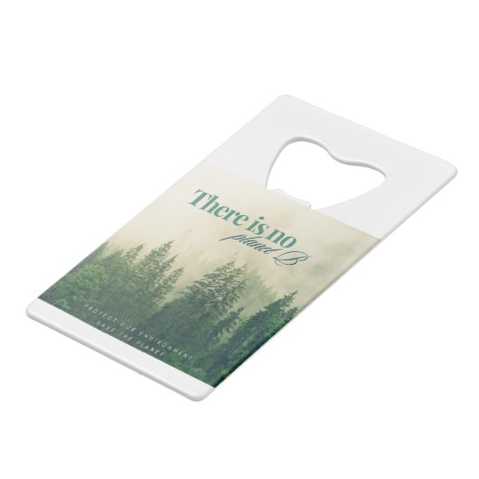 Save the Planet クレジットカード栓抜き (正面アングル)