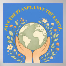 Save the Planet Love the Earth 2026 ポスター