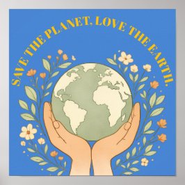 Save the Planet Love the Earth 2026 Poster ポスター