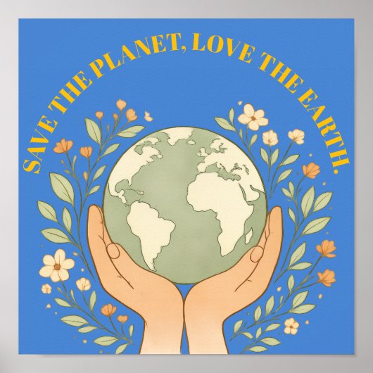 Save the Planet Love the Earth 2026 Poster ポスター (正面)