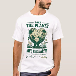 Save The Planet Love The Earth | EcoEnvironmental  Tシャツ