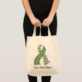 Save the Planet Ribbon: Everygreens食料品トート トートバッグ (正面(商品))