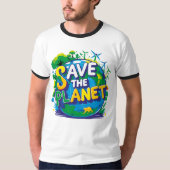 save the planet tシャツ (正面)