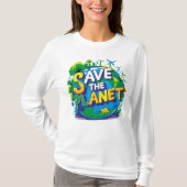 save the planet tシャツ (正面)