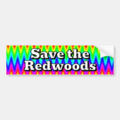Save the Redwoods バンパーステッカー (正面)