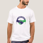 Save The Reef Ocean Conservation Hand T-Shirt Tシャツ (正面)