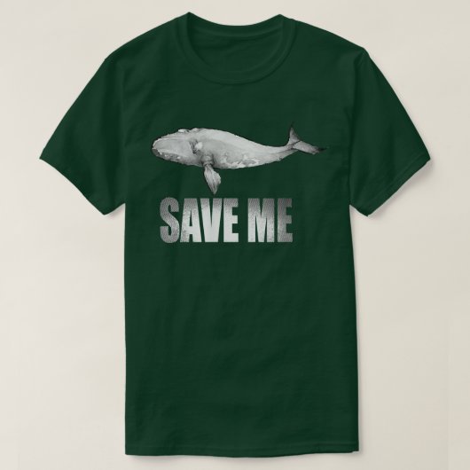 Save The Right Whales T 5328  Tシャツ (デザイン正面)