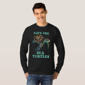 Save The Sea Turtle Tシャツ (正面フル)