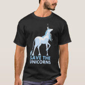 Save the Unicorns friends gift Tシャツ (正面)