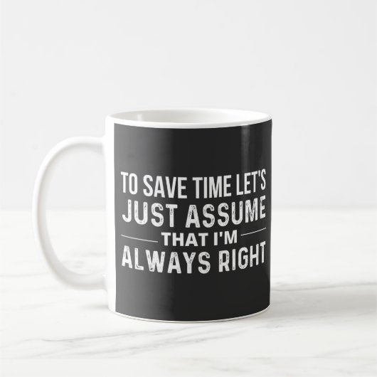 save time コーヒーマグカップ (左)