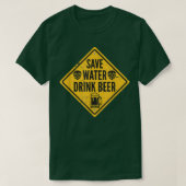 Save Water Drink Beer Tシャツ (デザイン正面)