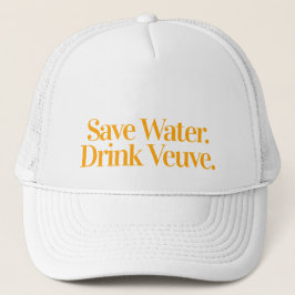 Save Water Drink Veuve Hat キャップ