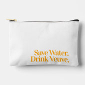 Save Water. Drink Veuve. Small Bag アクセサリーポーチ (正面)