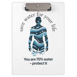 save water for your life クリップボード