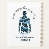 save water for your life プランナー手帳 (裏面)