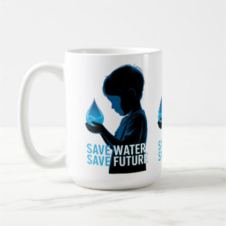 Save Water Save Future コーヒーマグカップ