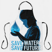  Save Water Save Future Apron エプロン (正面)