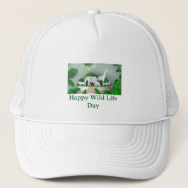 Save Wildlife Animal Graphic Cap キャップ