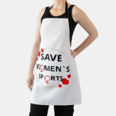 Save Womens Sports Classic エプロン (インサイチュ)