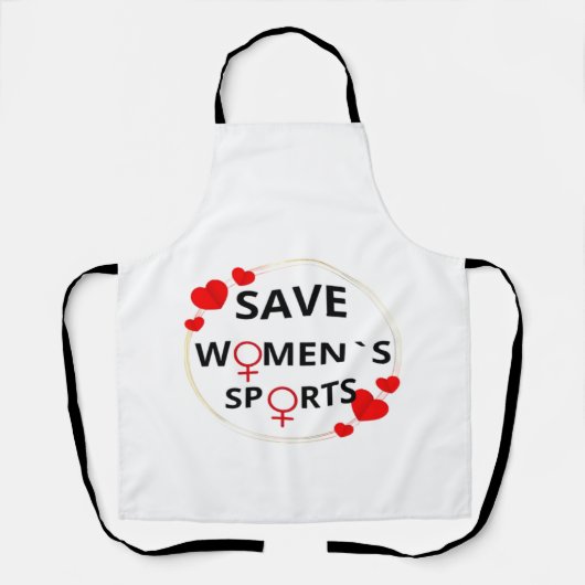 Save Womens Sports Classic エプロン (正面)