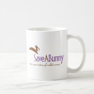 SaveABunnyのロゴ コーヒーマグカップ