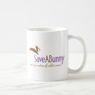 SaveABunnyのロゴ コーヒーマグカップ