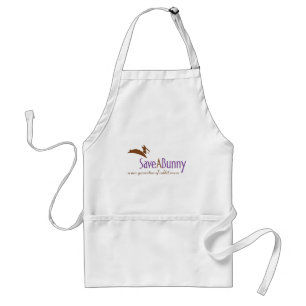 SaveABunnyのロゴ スタンダードエプロン