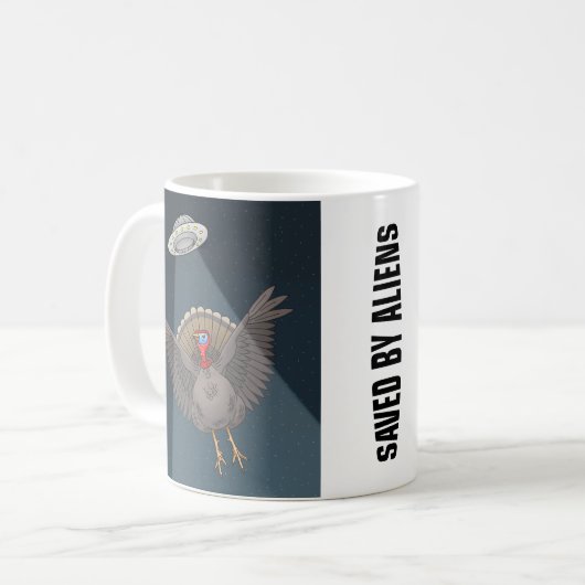 Saved By Aliens コーヒーマグカップ (正面左)