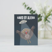 Saved By Aliens on Thanksgiving シーズンポストカード (スタンド正面)