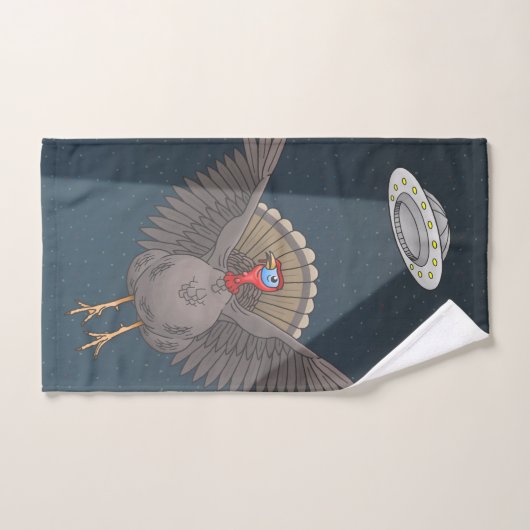 Saved By Aliens on Thanksgiving ハンドタオル (ハンドタオル)