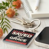 Saved by Grace Alamina Church of Christ key chain キーホルダー (正面右)