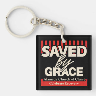 Saved by Grace Alamina Church of Christ key chain キーホルダー