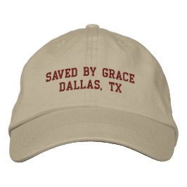 Saved by Grace Christain Embroidered Hat 刺繍入りキャップ
