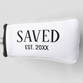 Saved Est Established Christian Golfer ゴルフヘッドカバー (正面)