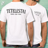Saved Established Tetelestai Christian Easter Tシャツ