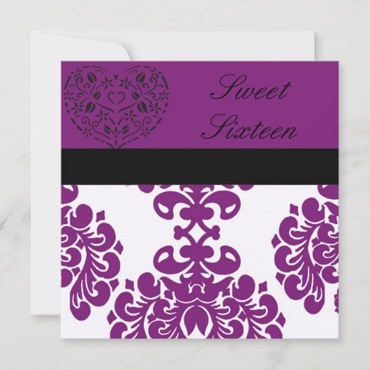 savedate1コピー、ornateheart01、SweetSixteen セーブザデート (正面)