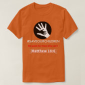 SaveOurChildren Tシャツ (デザイン正面)
