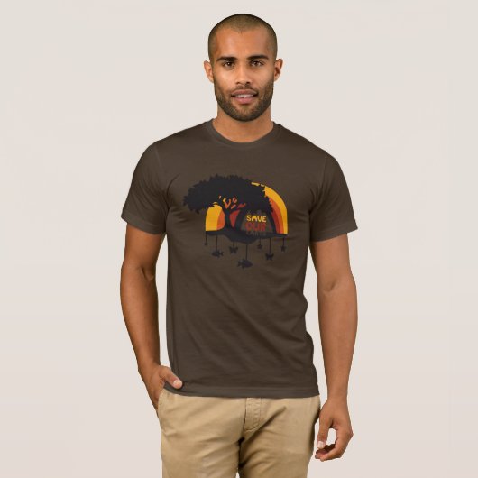 saveourearth tシャツ (正面フル)