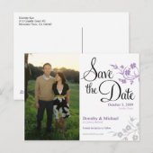 savethedate 案内ポストカード (正面/裏面)