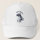 SaveTheDolphins - Trucker Hat キャップ (正面)